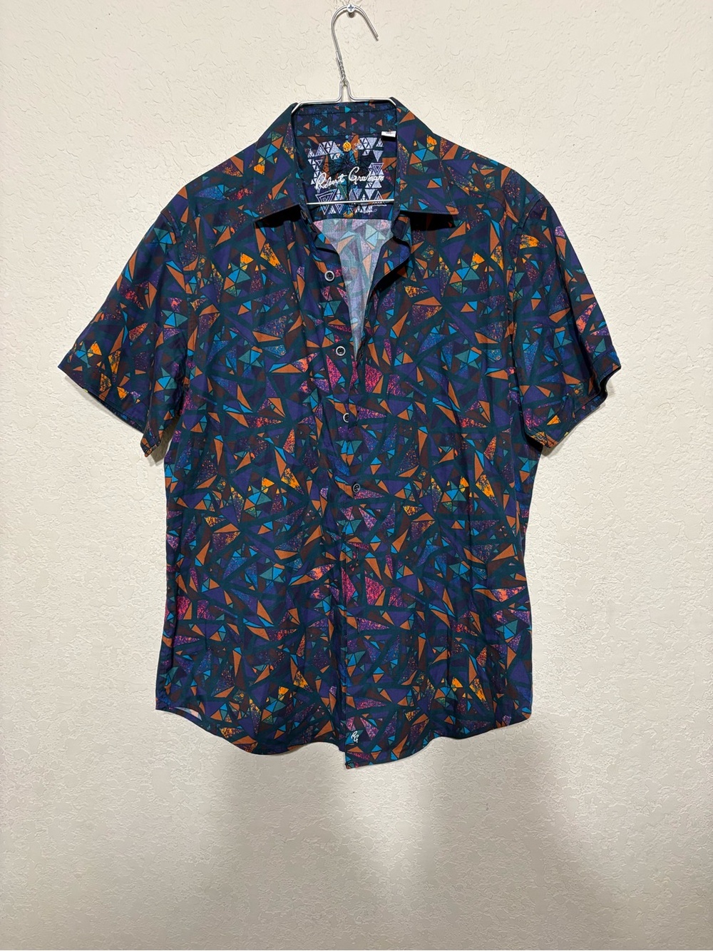 Robert Graham Glenhaven Short-Sleeve Geometric Print Shirt